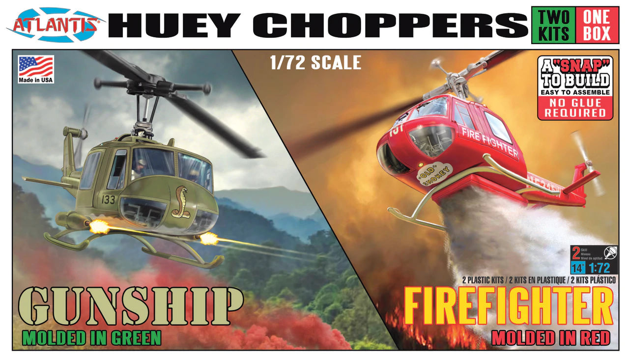 Atlantis Snap Huey Chopper 2pk