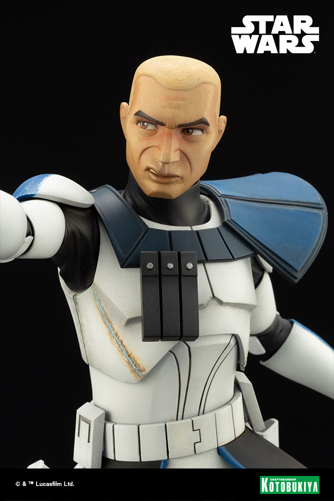 Kotobukiya 1/7 Star Wars: The Clone Wars Series Artfx Captain Rex Escape from the Clones, Pre-Painted PVC Statue