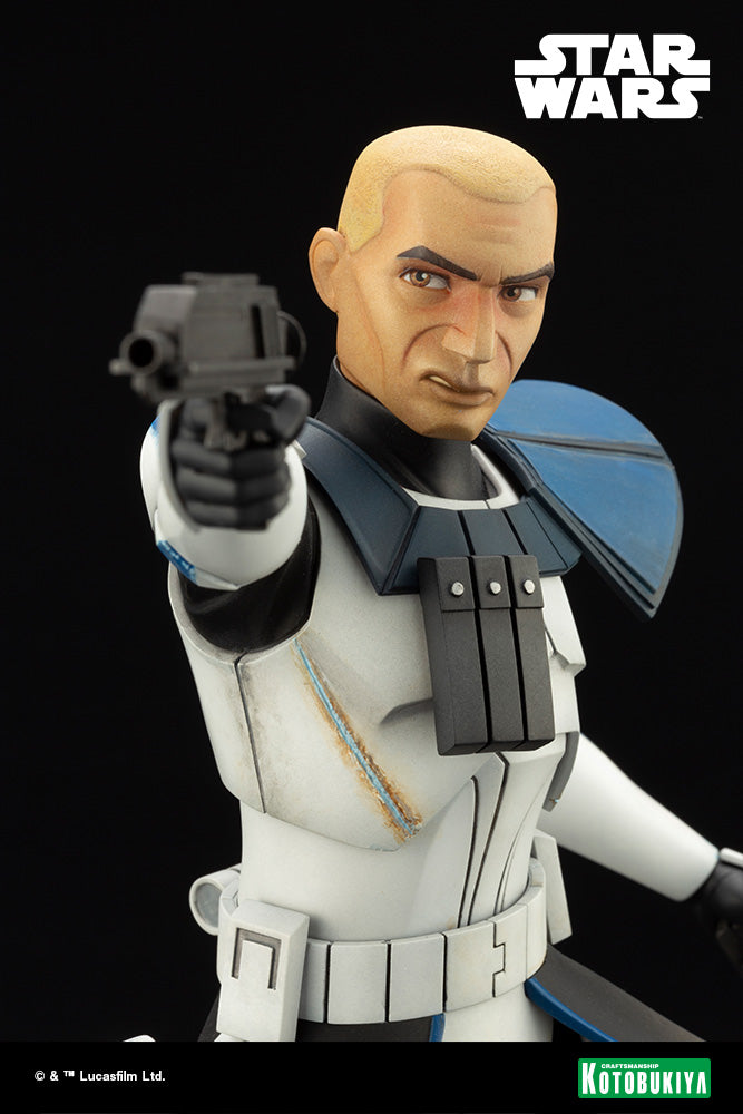 Kotobukiya 1/7 Star Wars: The Clone Wars Series Artfx Captain Rex Escape from the Clones, Pre-Painted PVC Statue