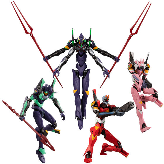 Bandai Shokugan EVA Frame 02 'Neon Genesis Evangelion', Box of 5