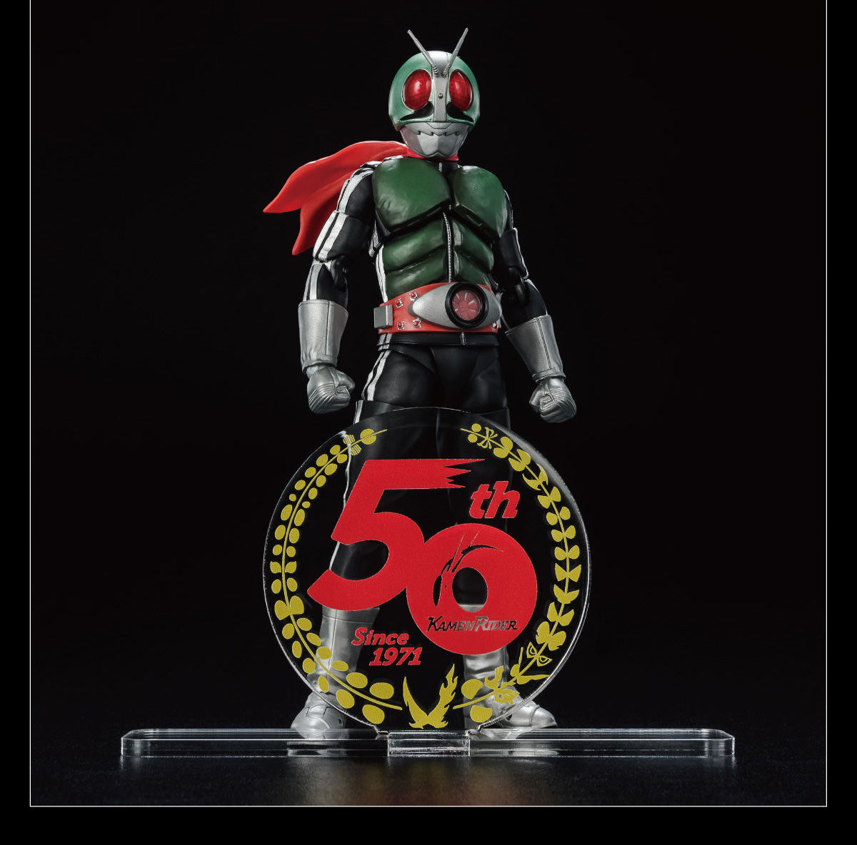 Bandai Logo Display 50th Anniversary (Clear) 'Kamen Rider'