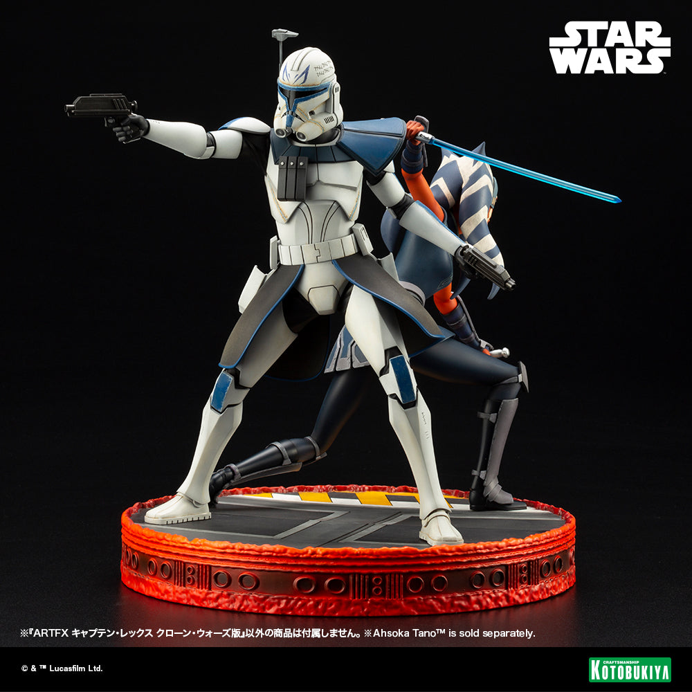 Kotobukiya 1/7 Star Wars: The Clone Wars Series Artfx Captain Rex Escape from the Clones, Pre-Painted PVC Statue