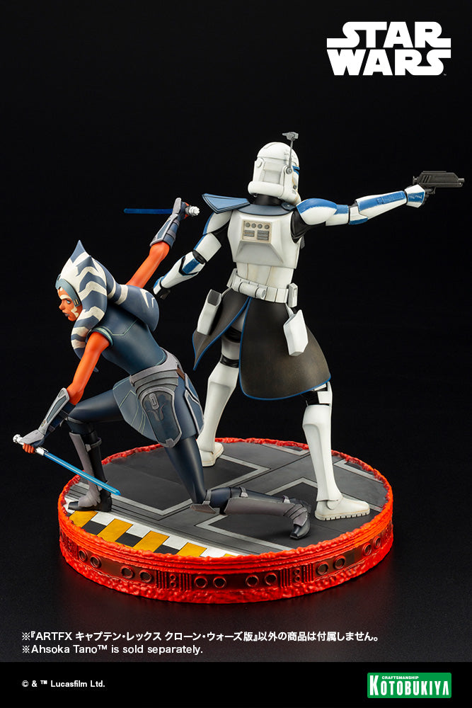 Kotobukiya 1/7 Star Wars: The Clone Wars Series Artfx Captain Rex Escape from the Clones, Pre-Painted PVC Statue