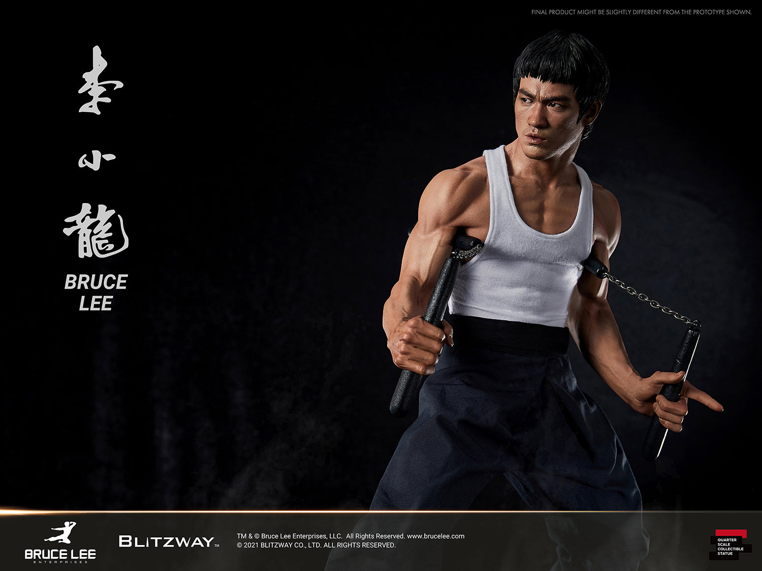 Blitzway Bruce Lee: Tribute Statue 1/4th Scale - ver. 4 'Bruce Lee', Hybrid Type Statue