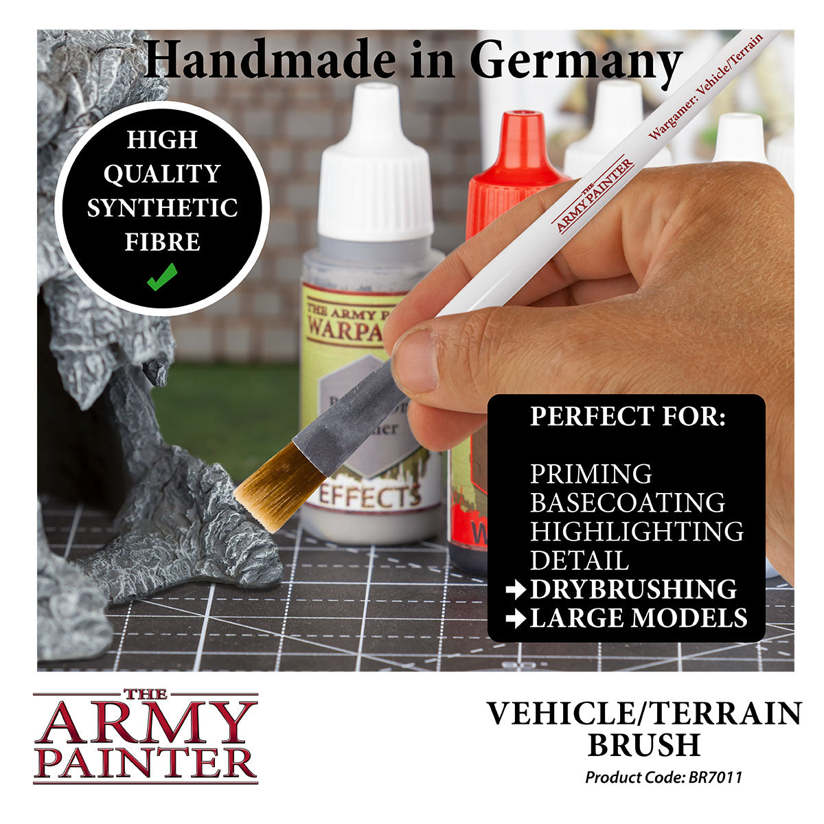 Army Painter Wargamer Brush - Vehicle / Terrain