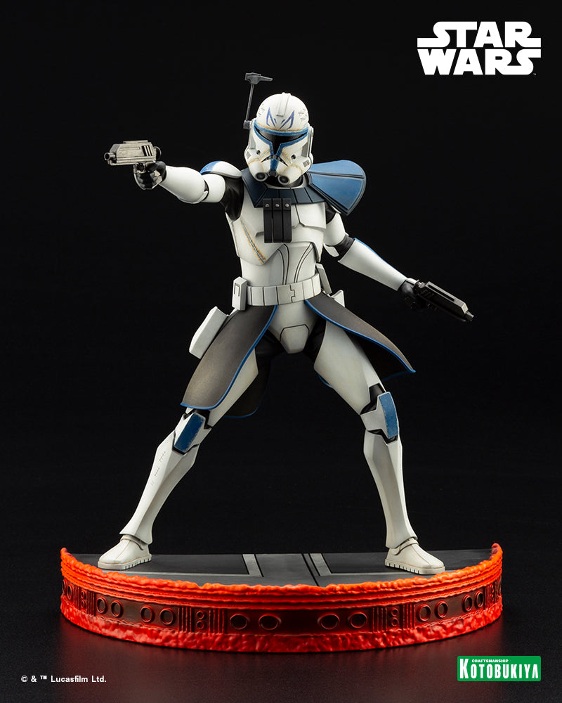 Kotobukiya 1/7 Star Wars: The Clone Wars Series Artfx Captain Rex Escape from the Clones, Pre-Painted PVC Statue