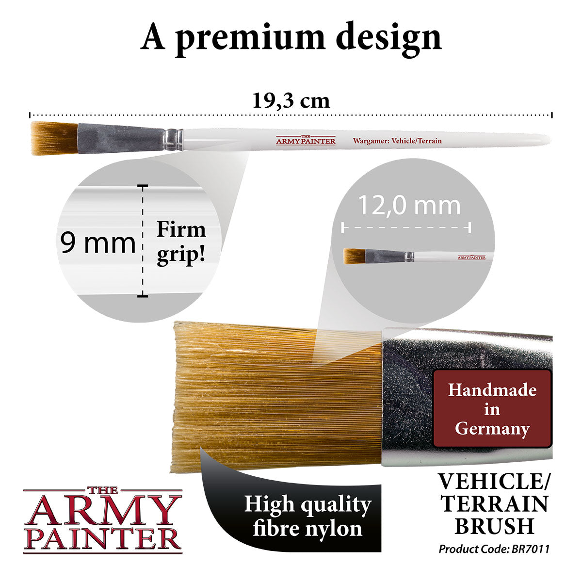 Army Painter Wargamer Brush - Vehicle / Terrain