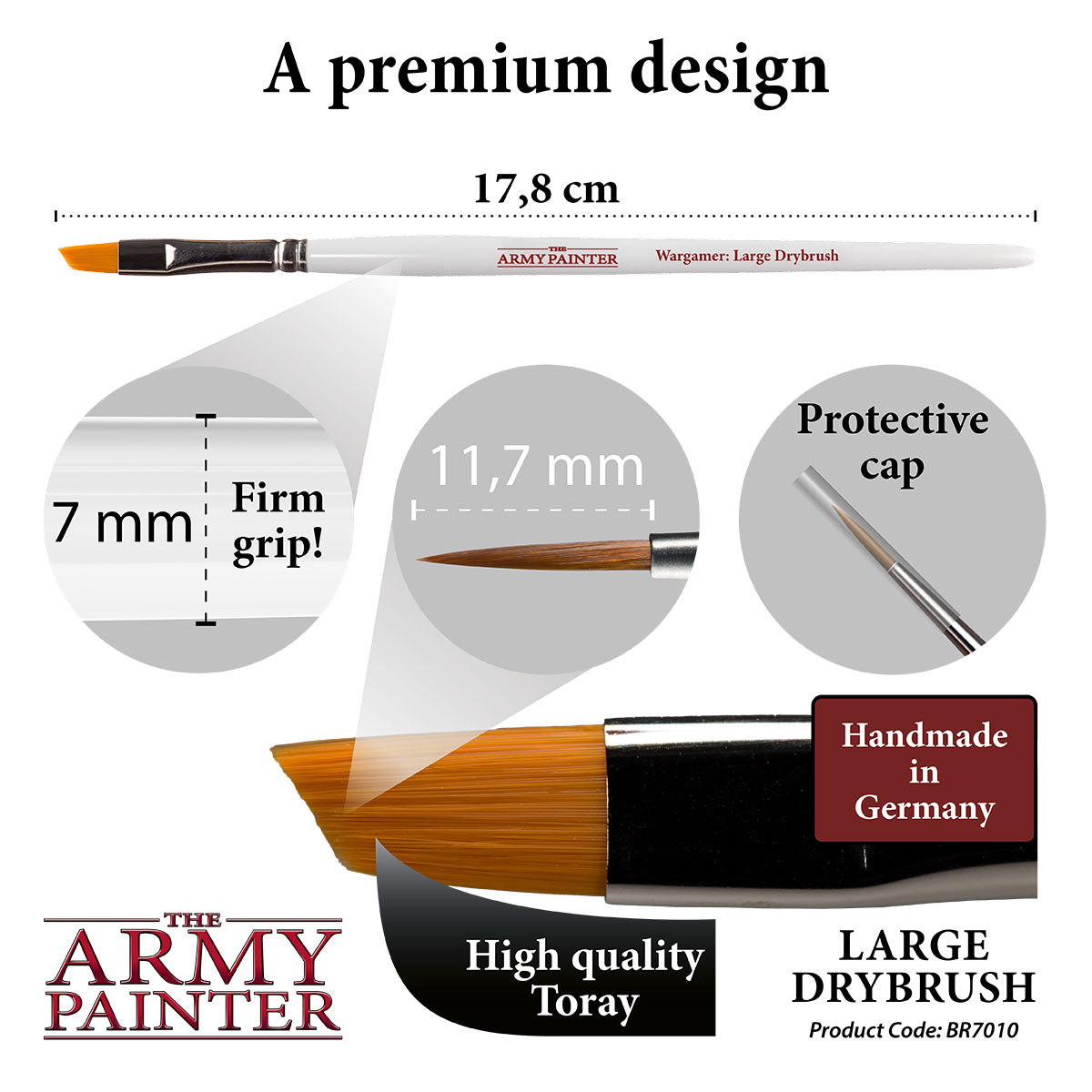 Army Painter Wargamer Brush - Large Drybrush