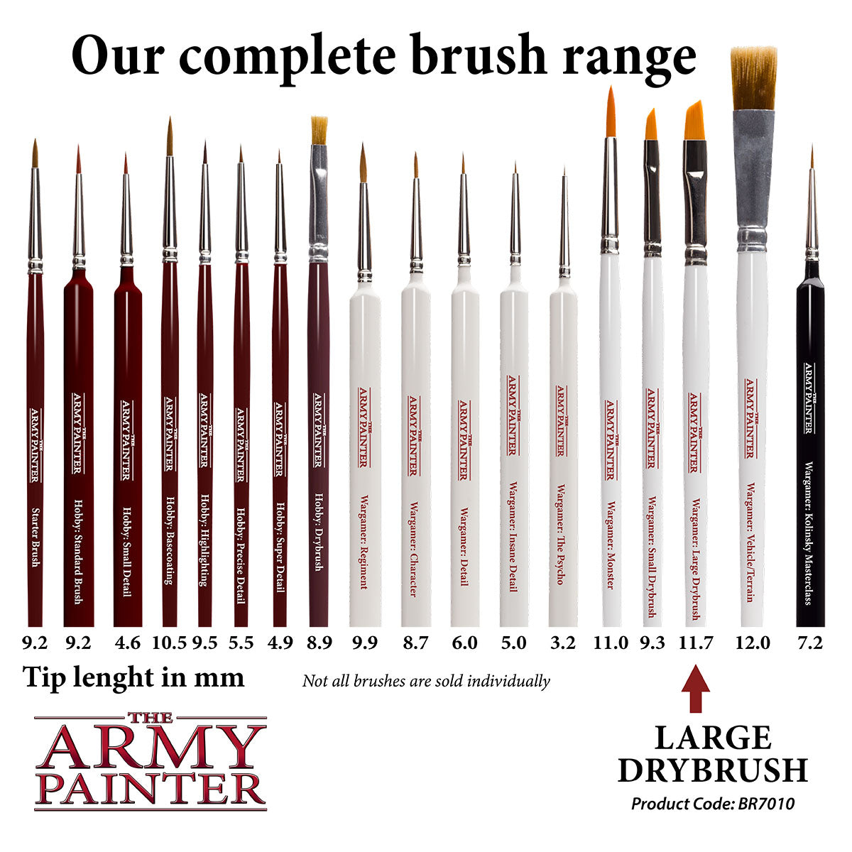 Army Painter Wargamer Brush - Large Drybrush