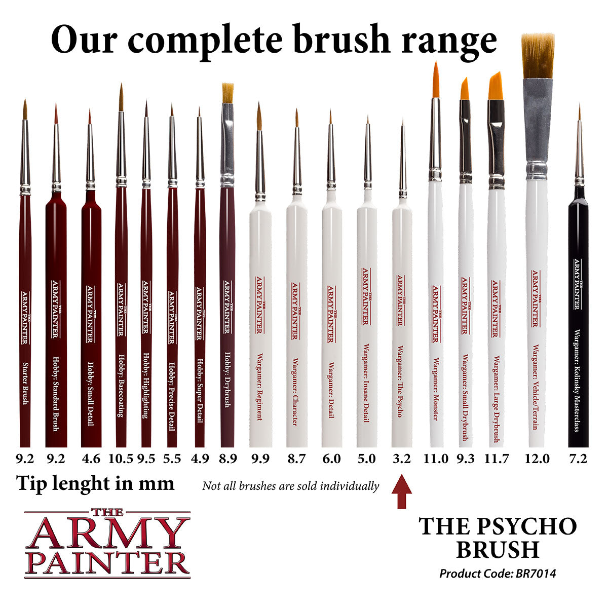 Army Painter Wargamer Brush - The Psycho