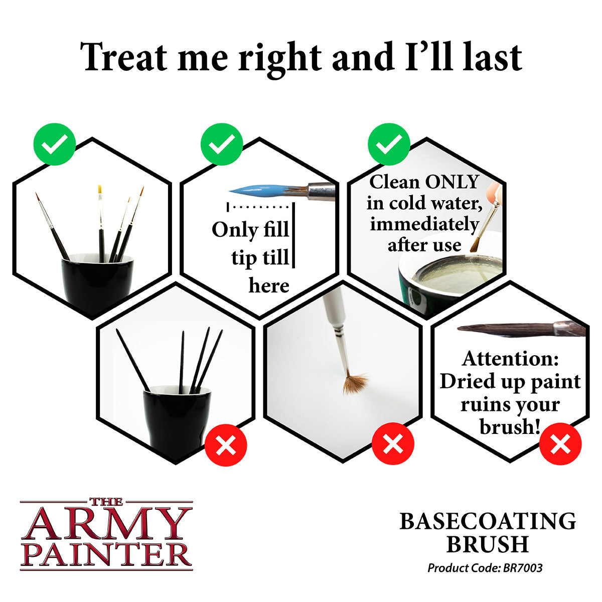 Army Painter Hobby Brush - Basecoating