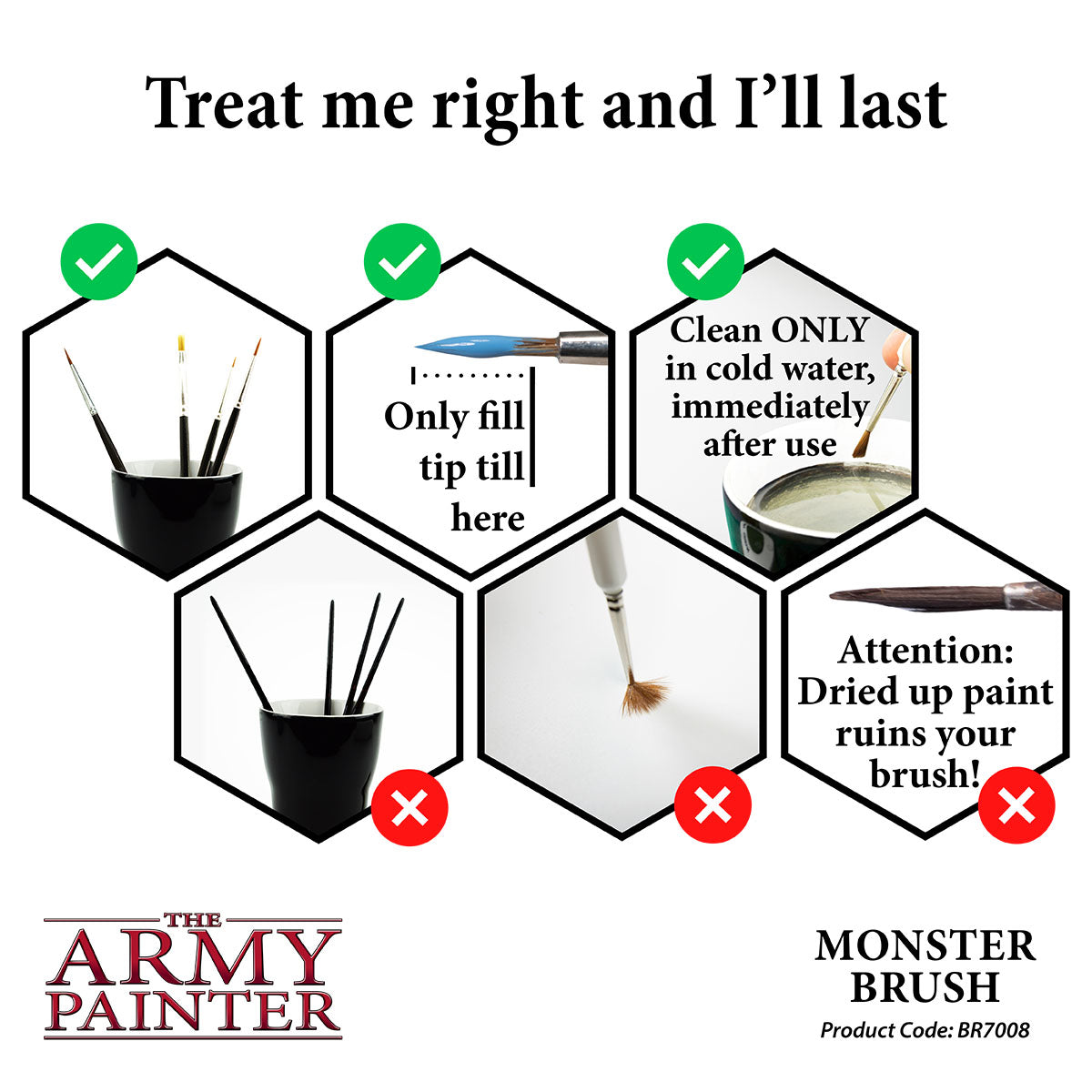 Army Painter Wargamer Brush - Monster