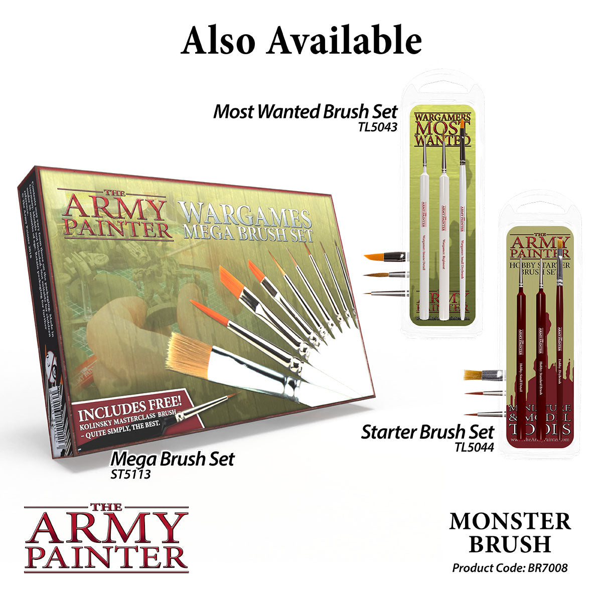 Army Painter Wargamer Brush - Monster