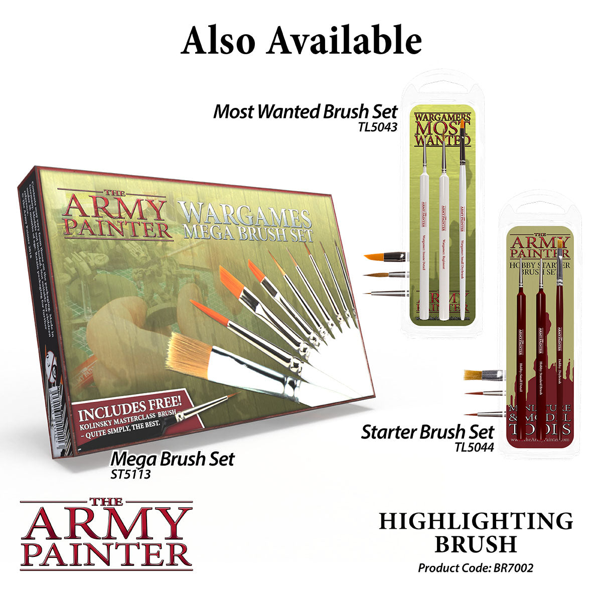 Army Painter Hobby Brush - Highlighting