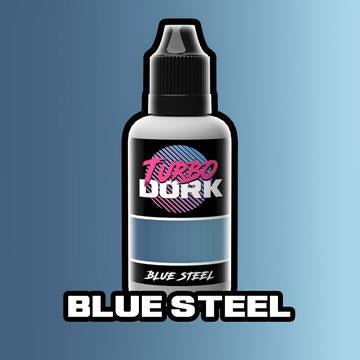 Turbo Dork Blue Steel Metallic Acrylic Paint 20ml Bottle