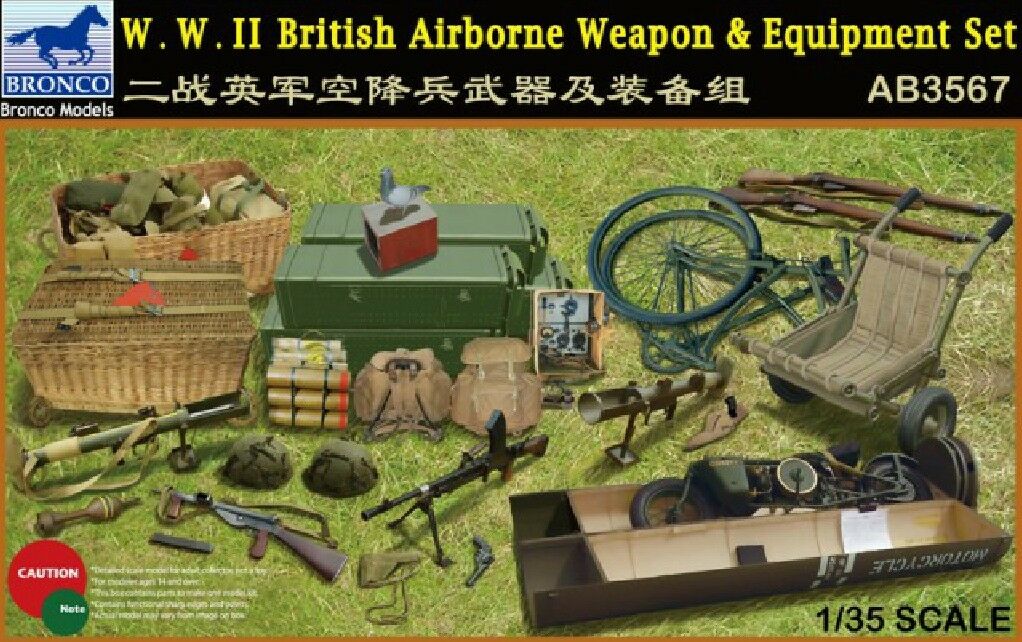 Bronco Models 1/35WWII British Airborne Weapon & Equipment Set