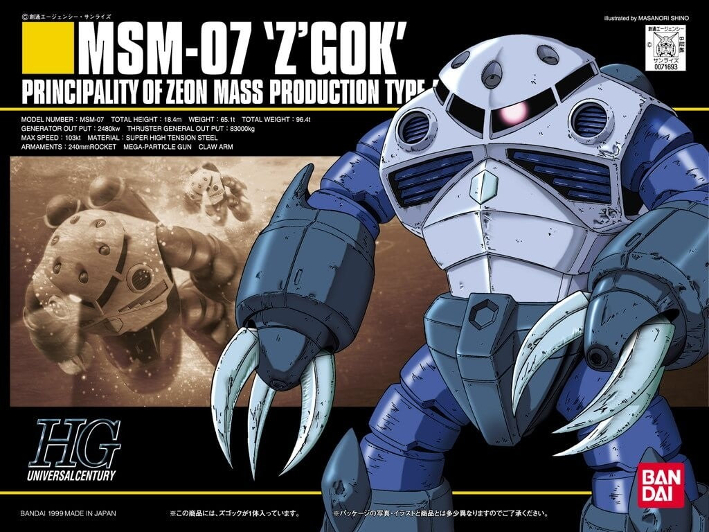 BANDAI Hobby HGUC 1/144 #06 Zgok