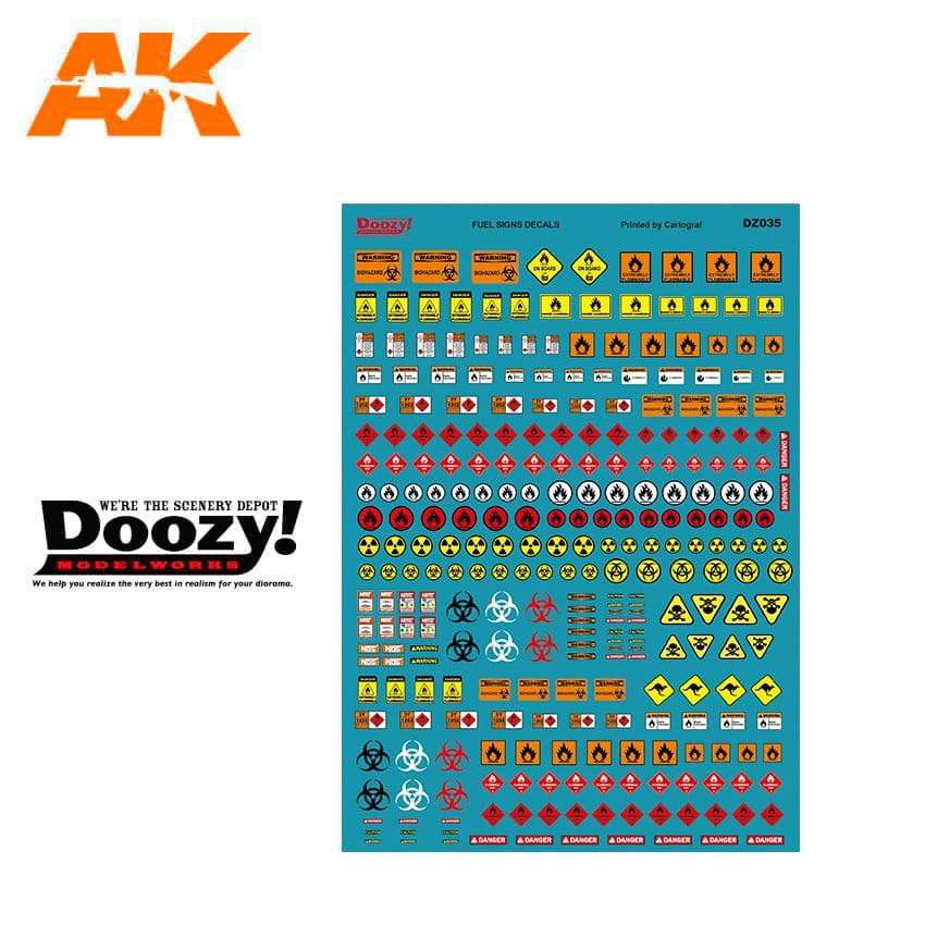 Doozy 1/24 Fuel Signs Decals