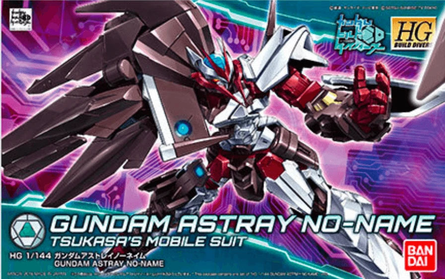 Bandai #12 Gundam Astray No-Name 'Gundam Build Divers', Bandai HGBD 1/144