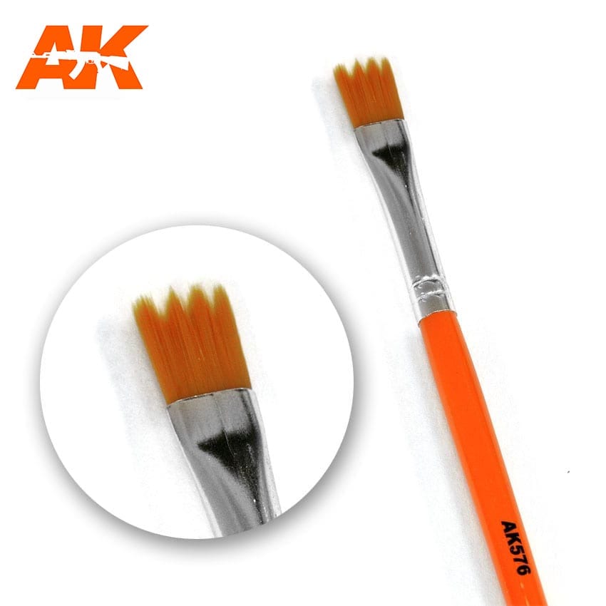 AK Interactive Weathering Brush Saw Shape