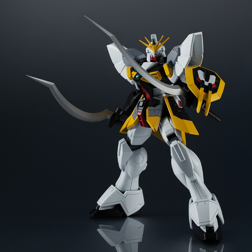 Bandai Spirits Gundam Universe XXXG-01SR Gundam Sandrock 'New Mobile Report Gundam Wing', Pre-assembled Figure