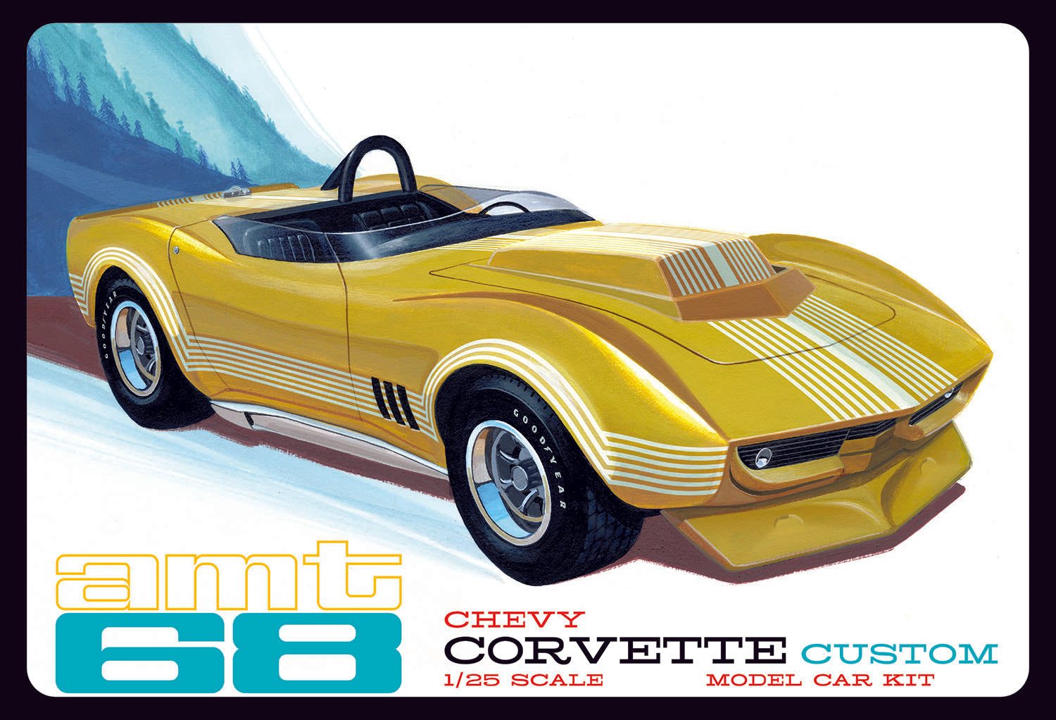 AMT 1/25 1968 Chevy Corvette Custom