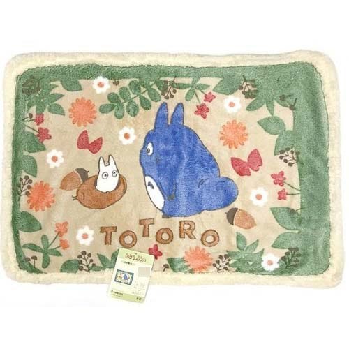 Marushin Totoro In the Bushes (Medium Size Sherpa Blanket) 'My Neighbor Totoro'