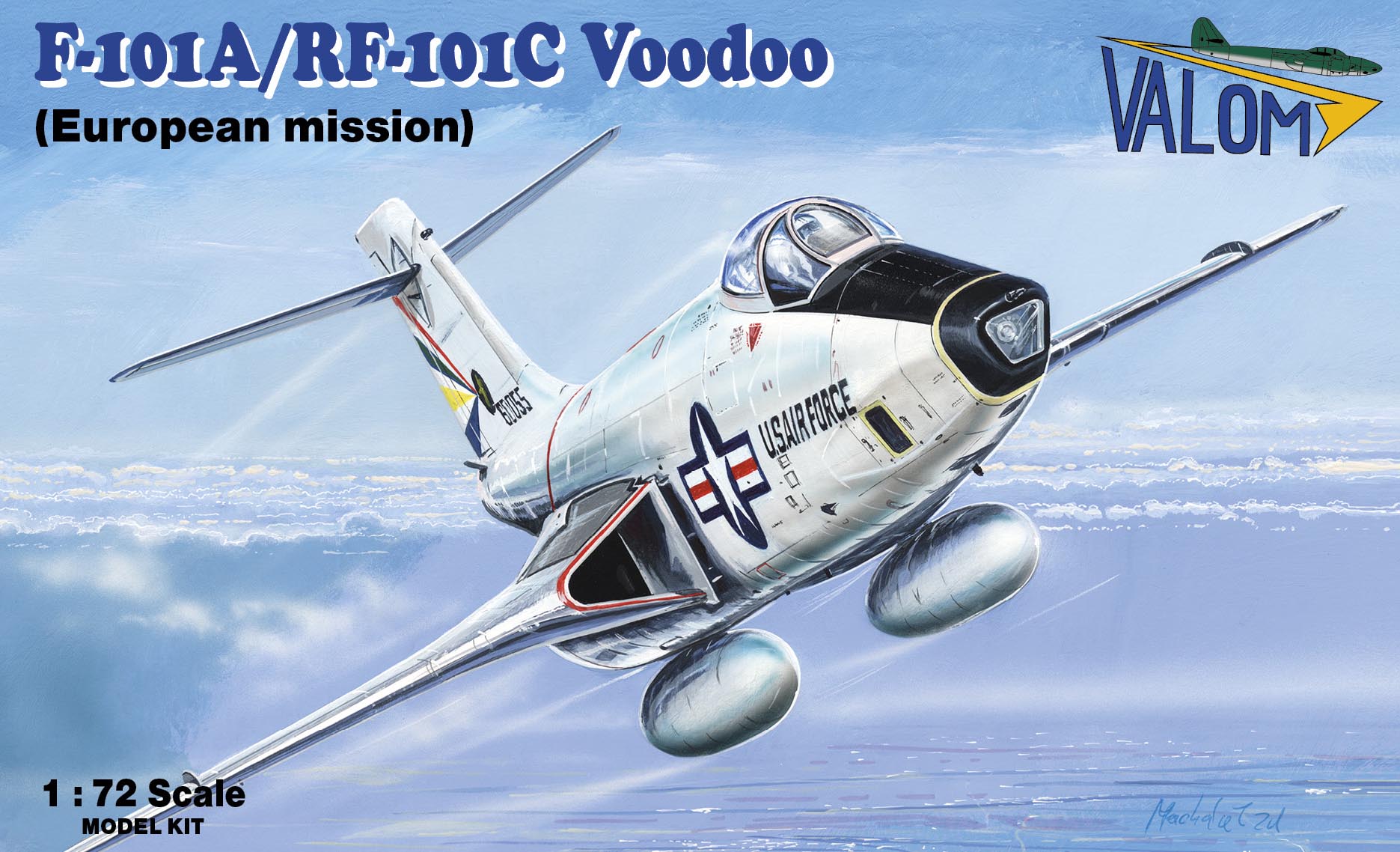 Valom 1/72 F-101A/RF-101C Voodoo (European Mission)