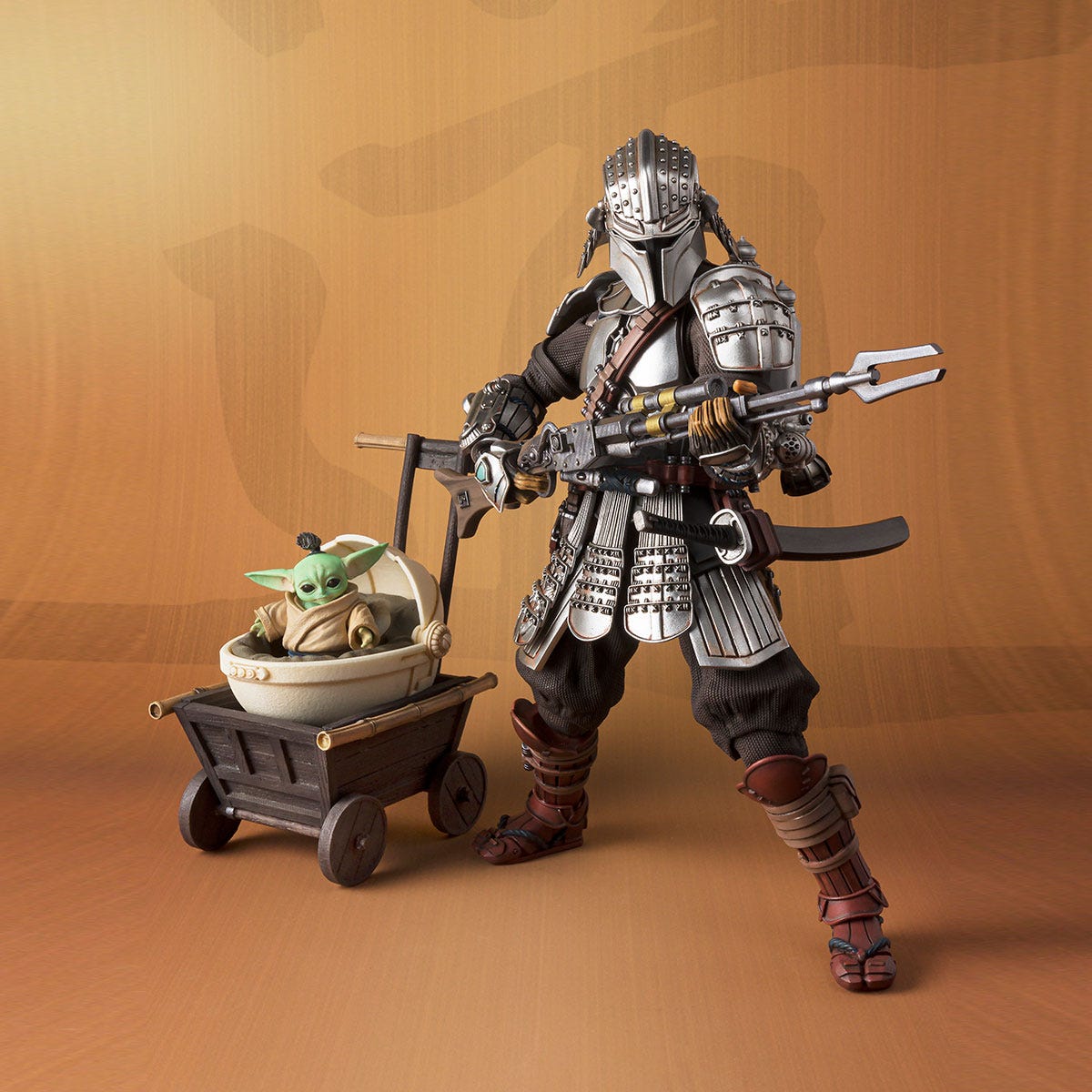 Bandai Spirits Meisho Movie Realization Ronin Mandalorian & Grogu (Beskar Armor) 'The Mandalorian'