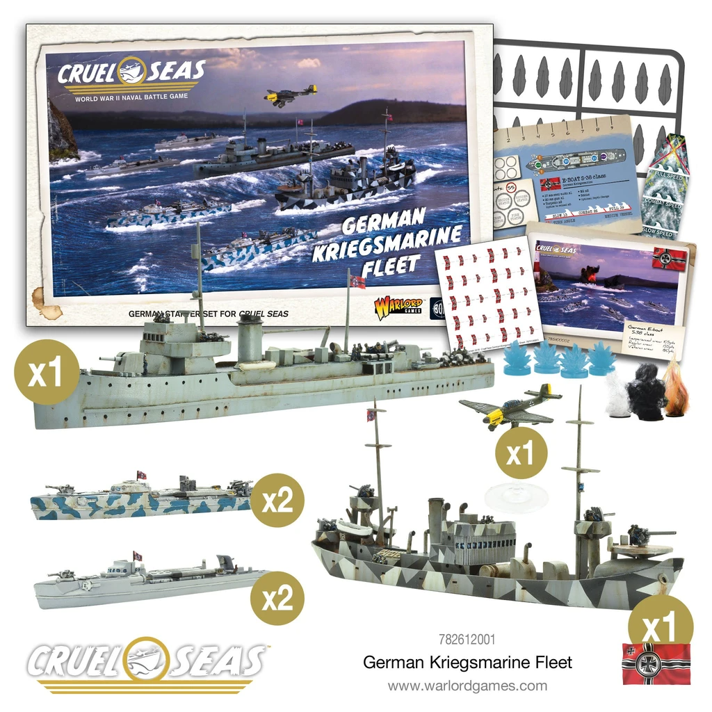 Cruel Seas German Kriegsmarine Fleet