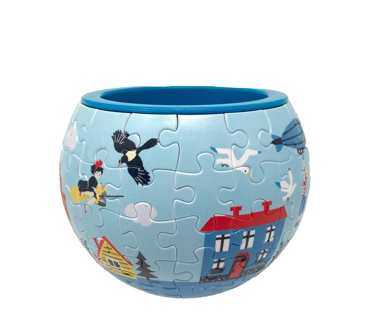 Ensky Kiki Town of Koriko Puzzle Bowl 'Kiki's Delivery Service', Ensky Art Bowl Jigsaw