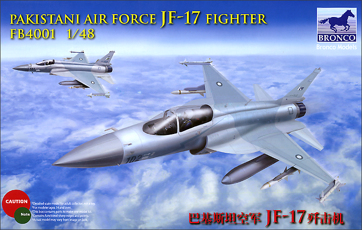 Bronco Models 1/48 Pakistan Air Force JF-17 Fighter Jet Model Kit