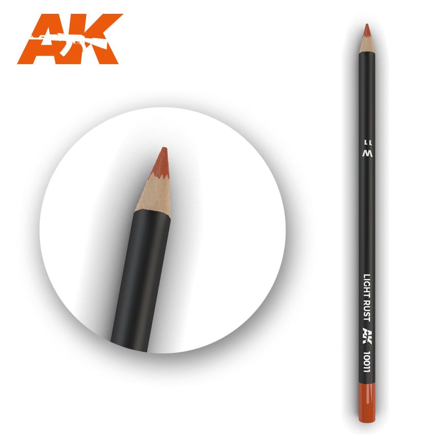 AK Interactive Weathering Pencil - Light Rust (Box - 5 Units)