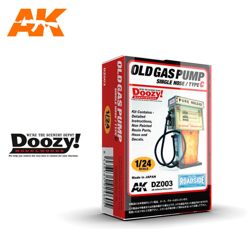 Doozy 1/24 Old Gas Pump Single Hose / Type C