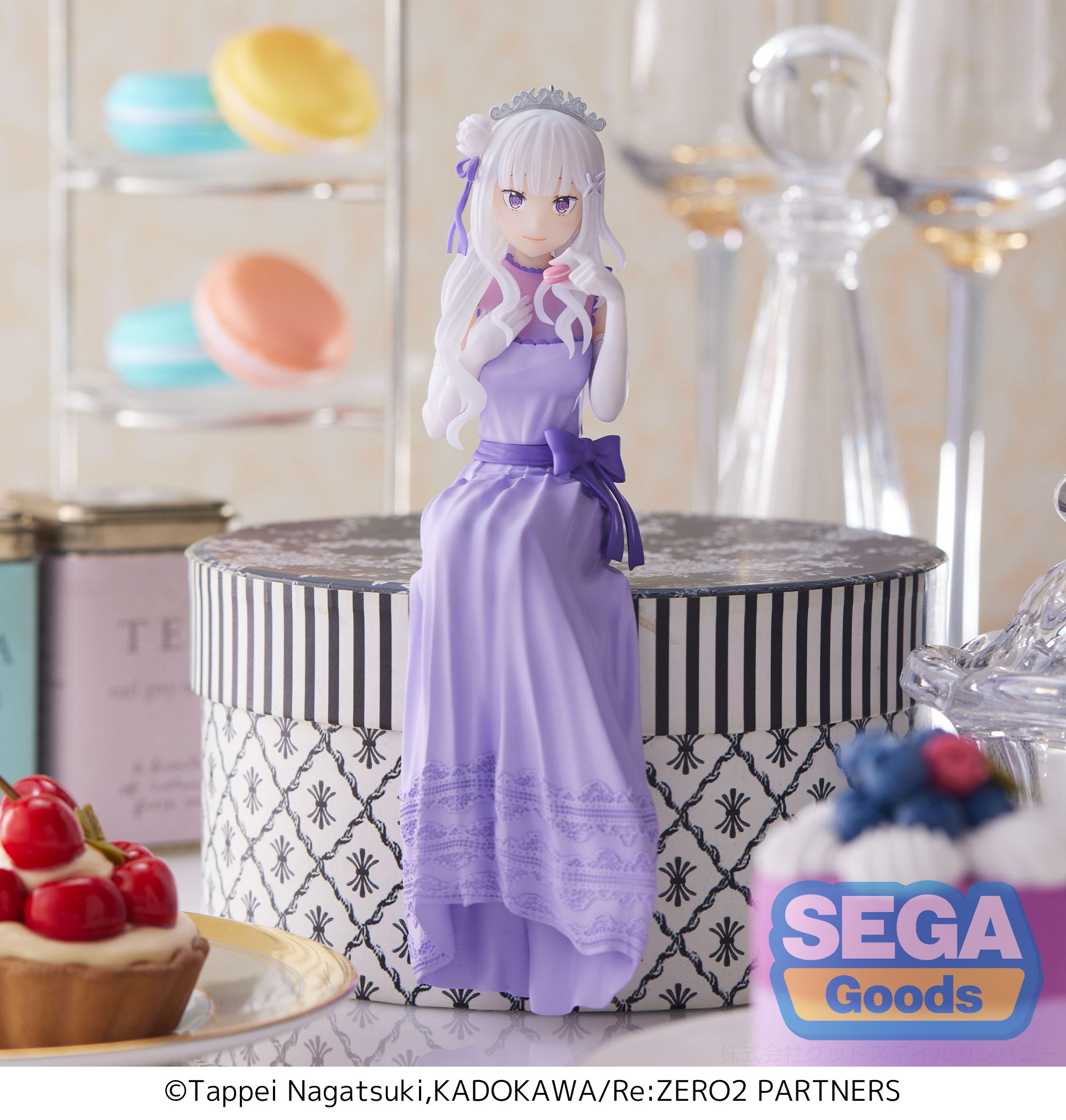 Good Smile Company Re:ZERO -Starting Life in Another World-: Lost in Memories Emilia Dressed-Up Party PM Perching Figure