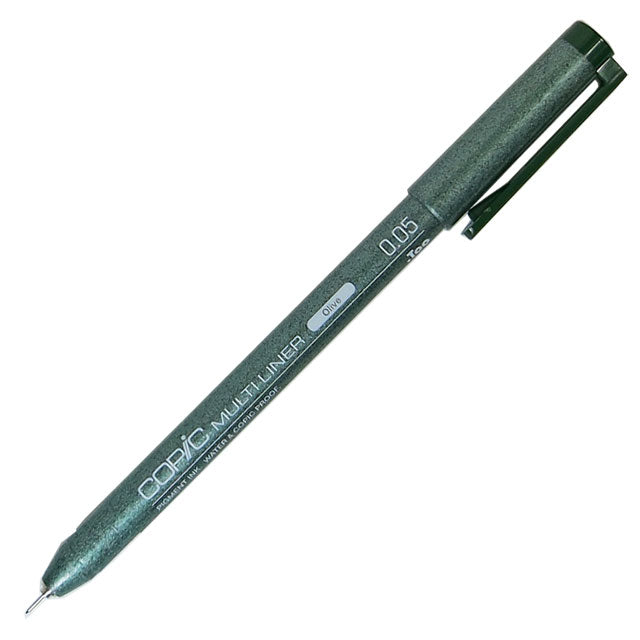 Copic Multiliner Ink Pen, Olive 0.05mm