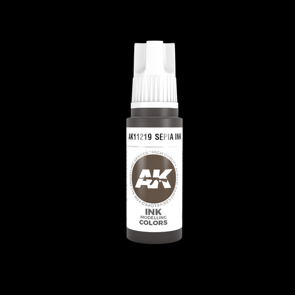 AK Interactive 3G Acrylic Sepia INK 17ml