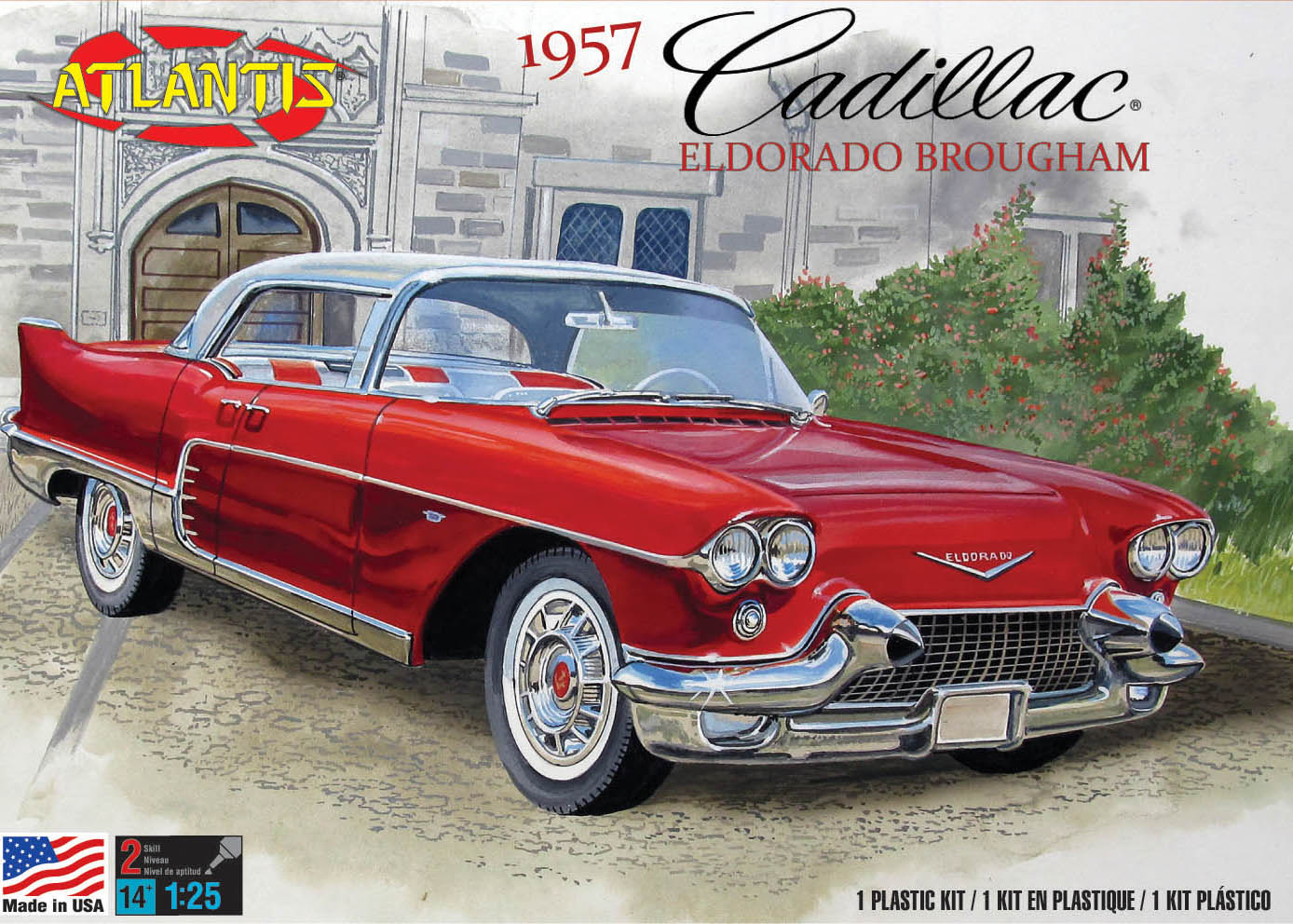 Atlantis 1/25 1957 Cadillac Eldorado Brougham Model Kit