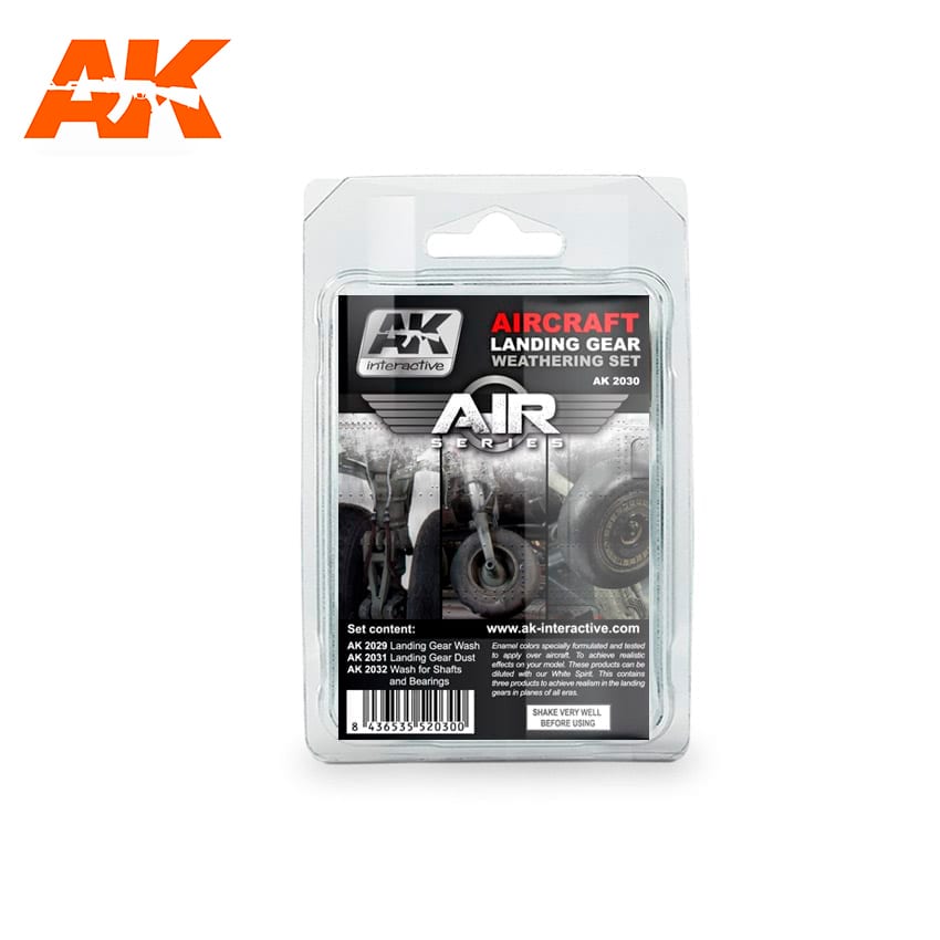 AK Interactive Aircraft Landing Gear Weathering Set