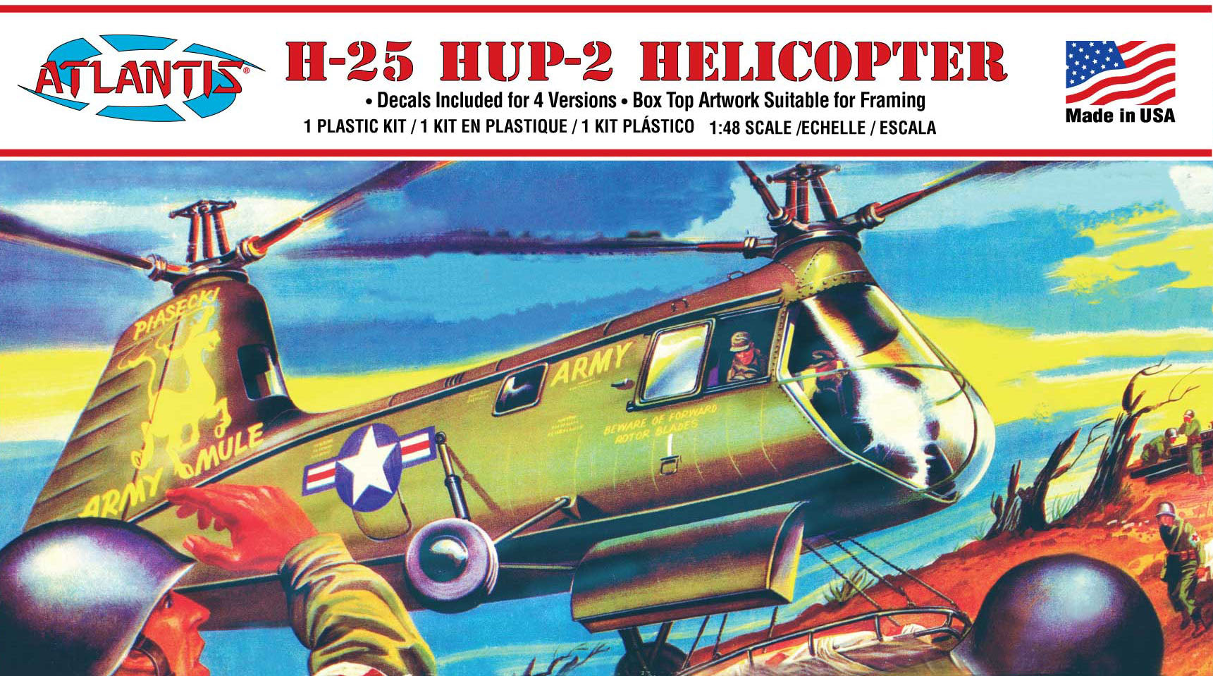 Atlantis H-25 Army Mule HUP-2 Helicopter 1/48