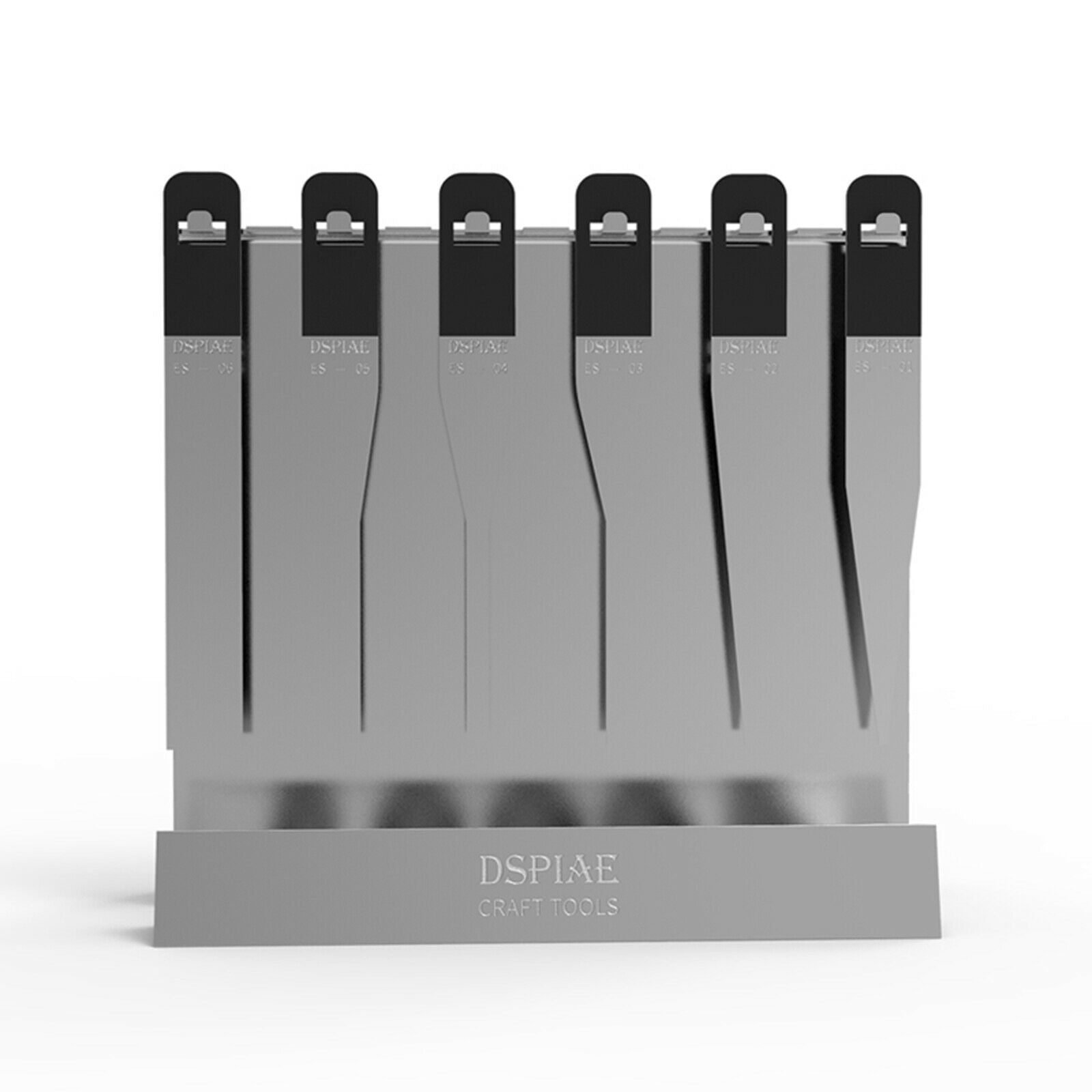 DSPIAE Stainless Steel Sanding File Set with Rack