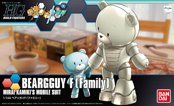 Bandai #22 Beargguy Family 'Gundam Build Fighters Try', Bandai HGBF 1/144