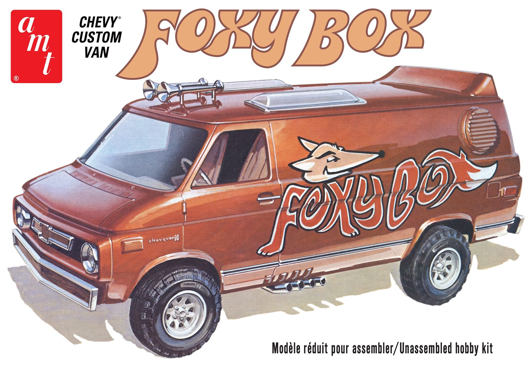 AMT 1/25 1975 Chevy Van Custom Foxy Box