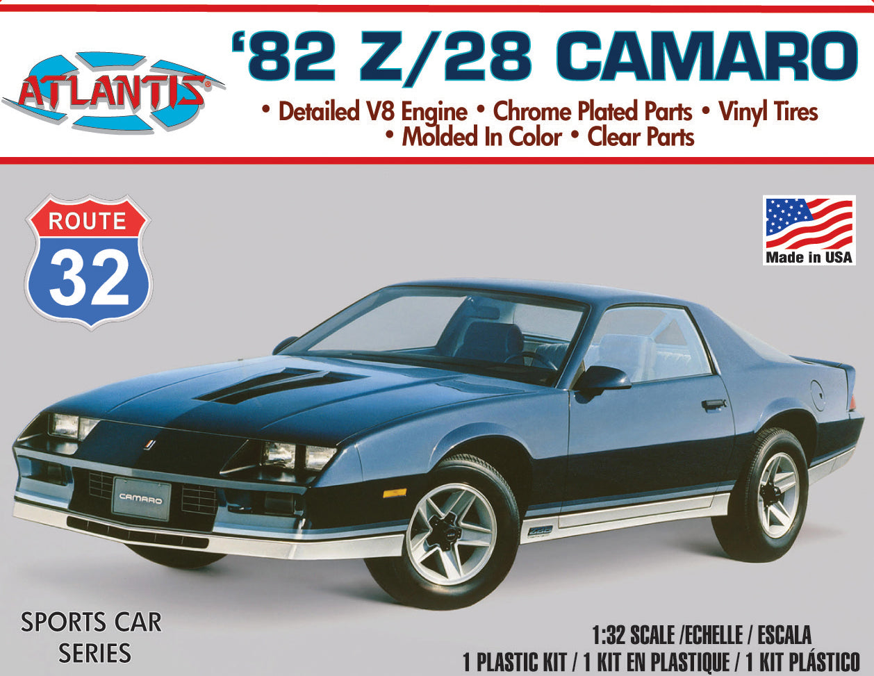 Atlantis 1/32 82 Camaro Z-28 Model Kit