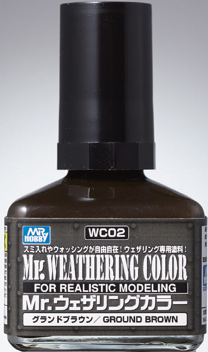 Mr Hobby Mr. Weathering Color - Ground Brown - 40ml