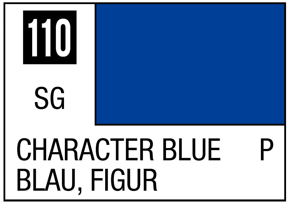 Mr Hobby Mr. Color 110 - Character Blue (Semi-Gloss/Primary) - 10ml