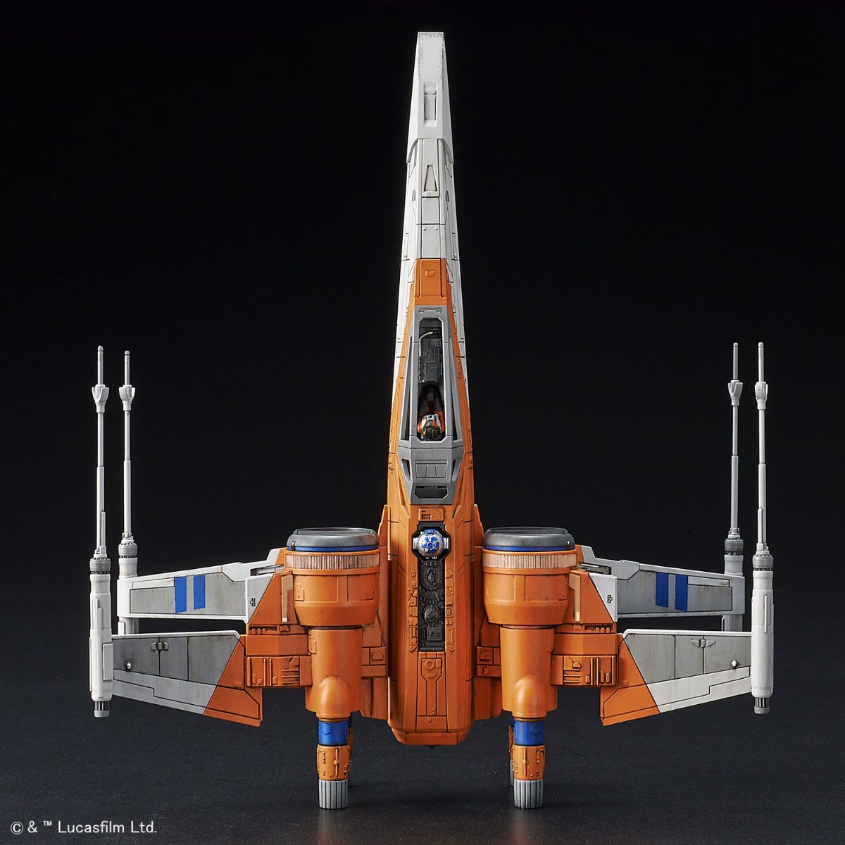 Bandai Poe X-Wing Fighter (Rise of Skywalker Ver.) 'Star Wars', Bandai Spirits 1/72 Vehicle Model