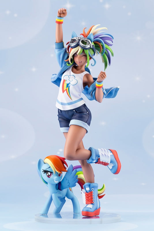 Kotobukiya 1/7 My Little Pony Rainbow Dash Bishoujo Statue, Painted and Assembled Figure Kit