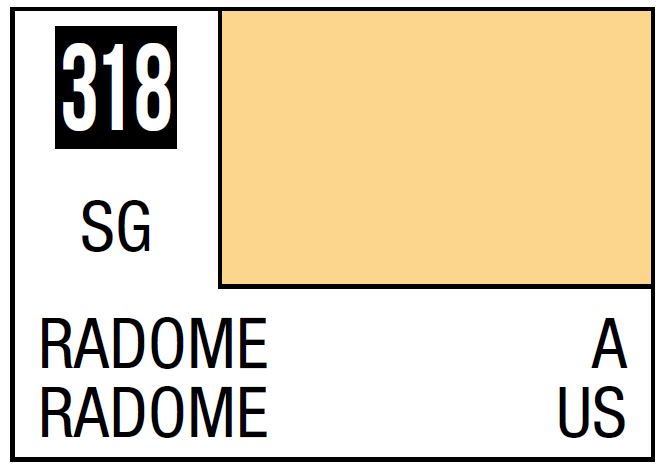 Mr Hobby Mr. Color 318 Radome (Semi-Gloss/Aircraft) - 10ml