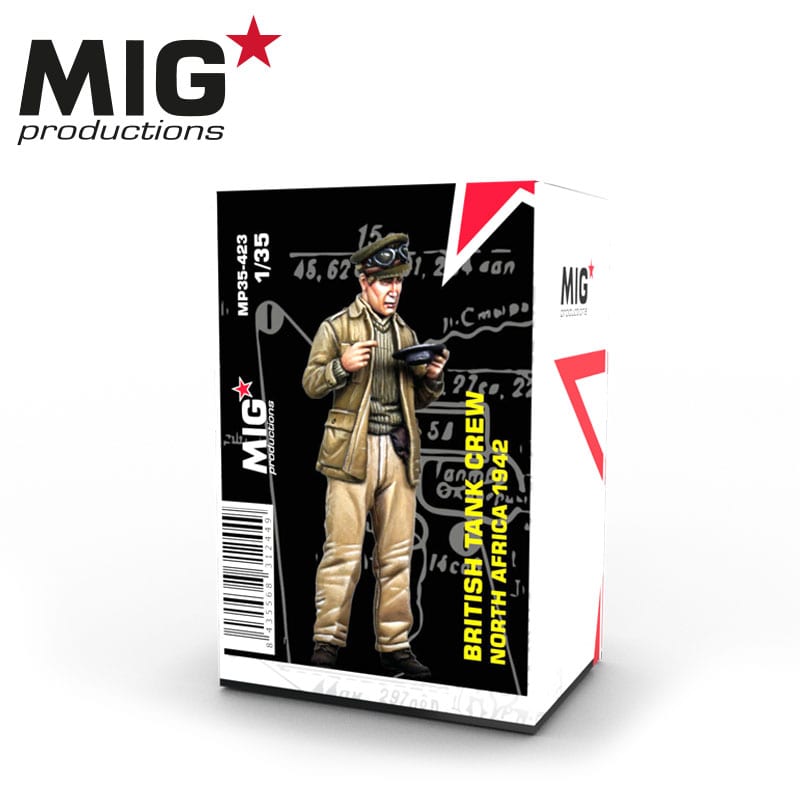 MIG 1/35 British Tank Crewman Eating - North Africa 1942